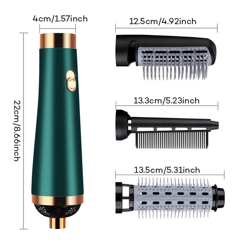 Cepillo secador iónico con 3 cabezales - HairPro™