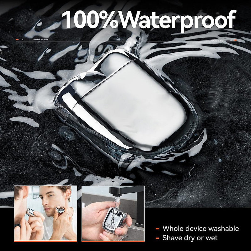 Afeitadora Eléctrica USB Recargable – Compacta, Impermeable y Perfecta para Hogar, Coche y Viajes | Solo Hoy Compre 1 y lleva 2 🔥
